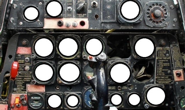 cockpit dials - blank