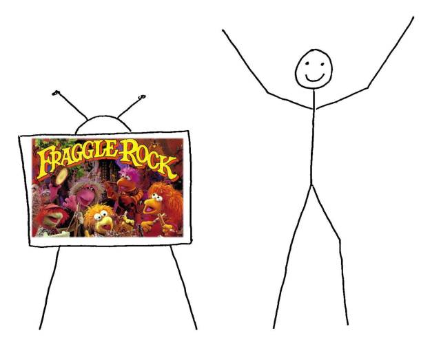 Fraggle rock and Stick Child